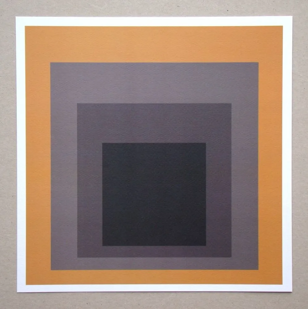 Zeefdruk Albers - Homage to the Square