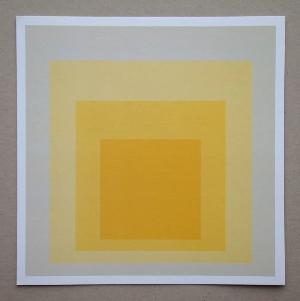 Zeefdruk Albers - Homage to the Square