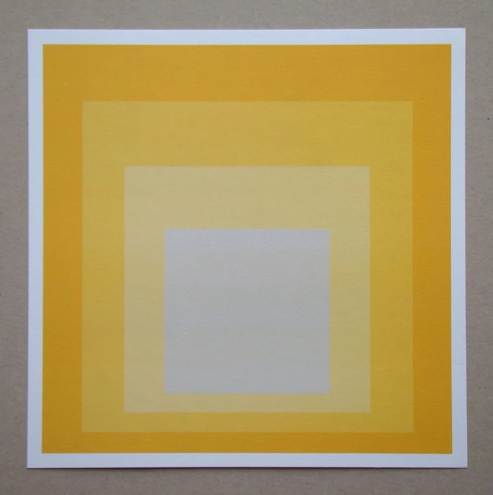 Zeefdruk Albers - Homage to the Square