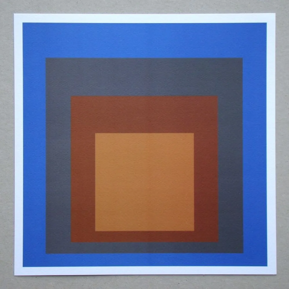 Zeefdruk Albers - Homage to the Square