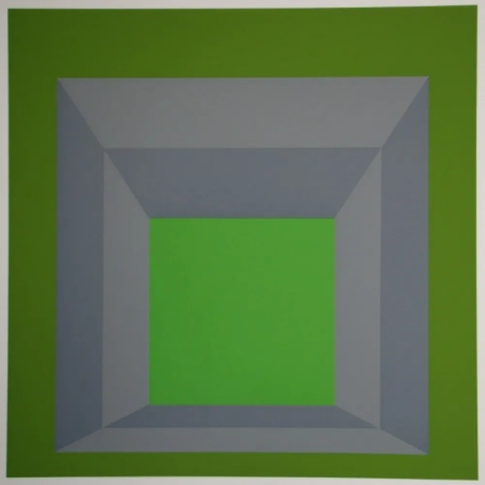 Zeefdruk Albers - Homage to the Square