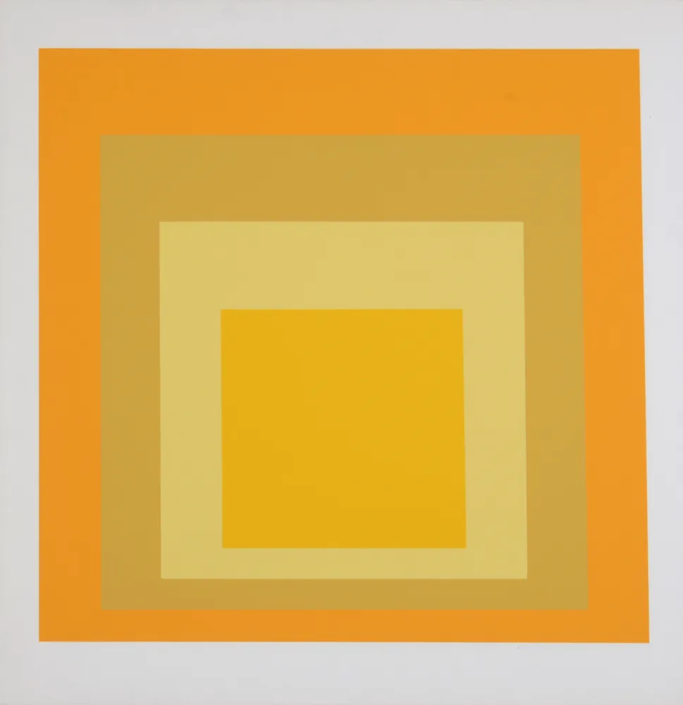 Zeefdruk Albers - Homage To the Square (A), 1971