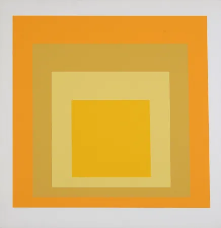 Zeefdruk Albers - Homage To the Square (A), 1971