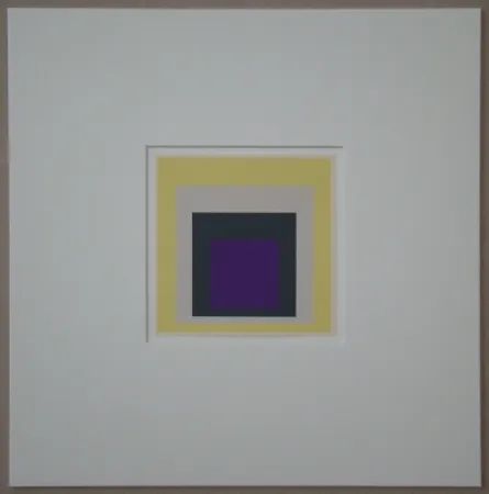 Zeefdruk Albers - Homage to the Square - Dedicated