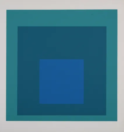 Zeefdruk Albers - Homage To the Square (E), 1971