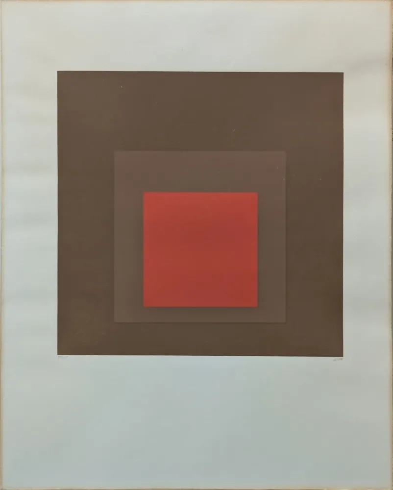Zeefdruk Albers - Homage to the Square : HG442:a 