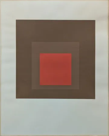 Zeefdruk Albers - Homage to the Square : HG442:a 