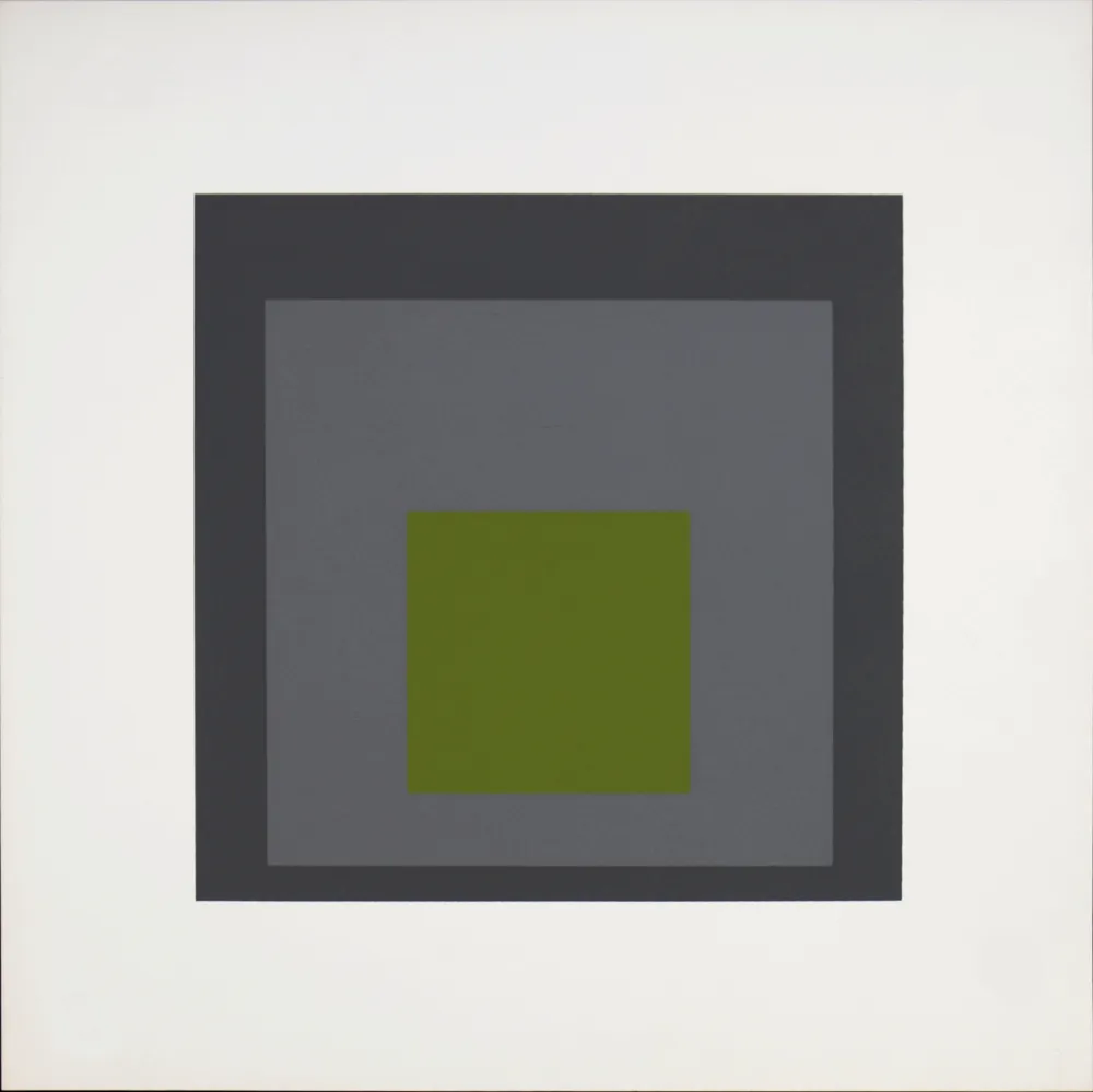 Zeefdruk Albers - Homage to the Square: Ten Works by Josef Albers (#II), 1962