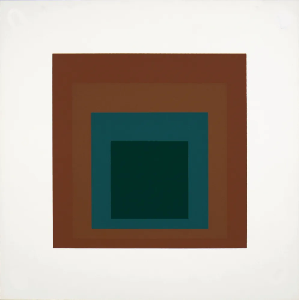 Zeefdruk Albers - Homage to the Square: Ten Works by Josef Albers (#IX), 1962