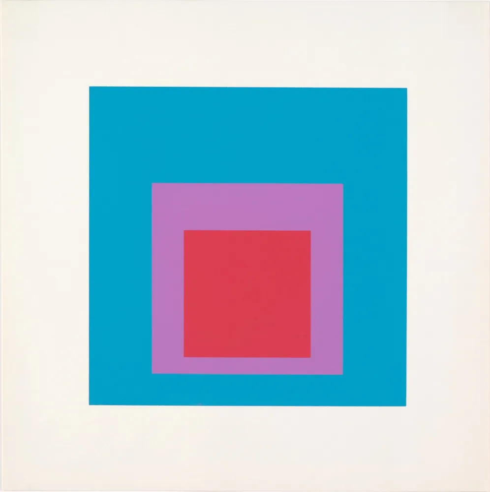 Zeefdruk Albers -  Homage to the Square: Ten Works by Josef Albers (#VI), 1962