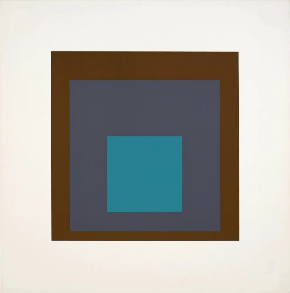 Zeefdruk Albers - Homage to the Square: Ten Works by Josef Albers (#VIII), 1962