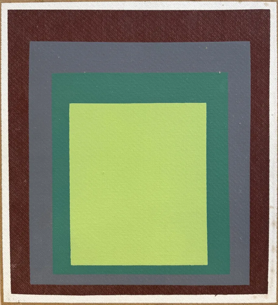 Zeefdruk Albers - I-S k, sérigraphie en couleurs sur Masonite, 1969