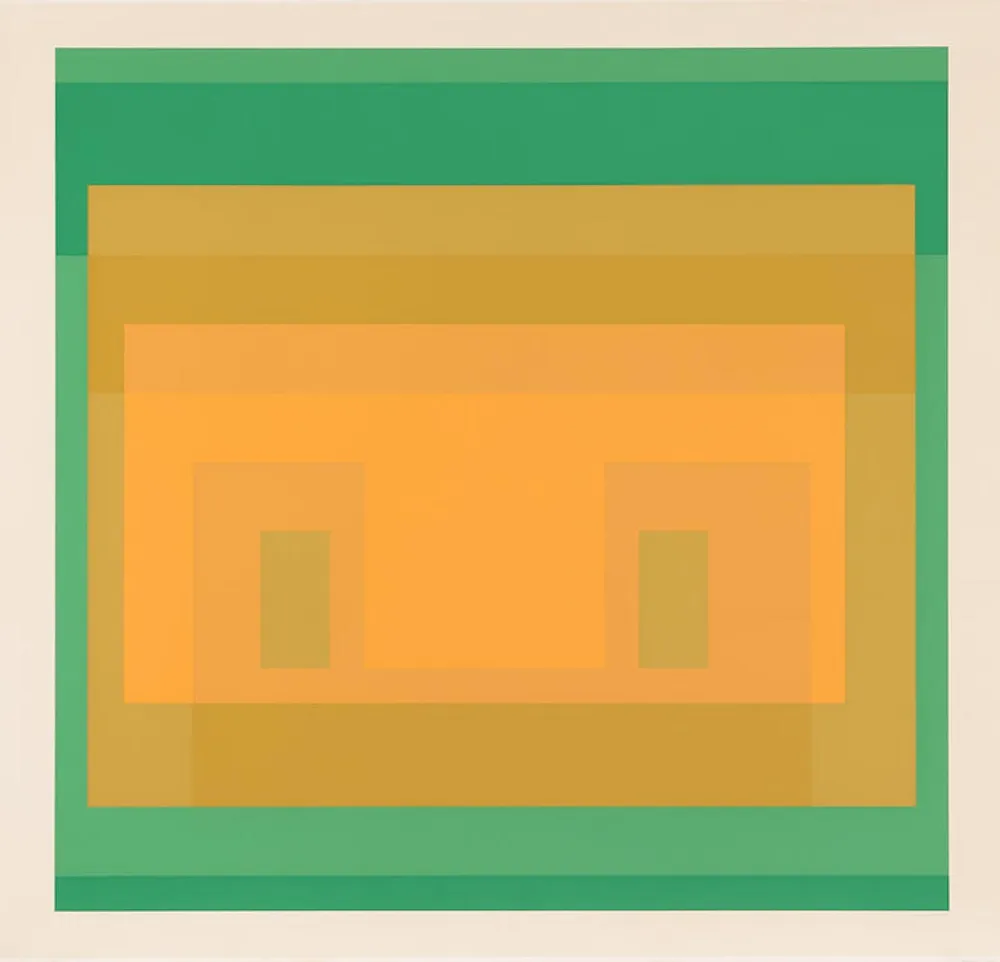 Zeefdruk Albers - I-S Va 6, from Six Variants