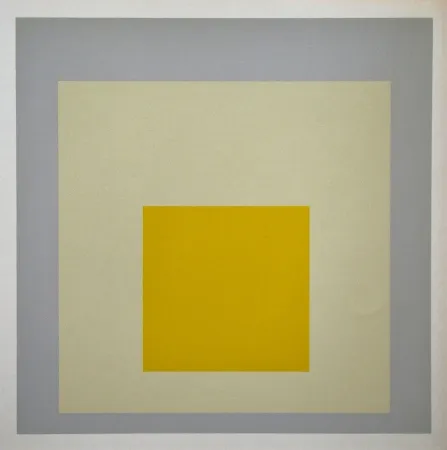 Zeefdruk Albers - Impact, 1965
