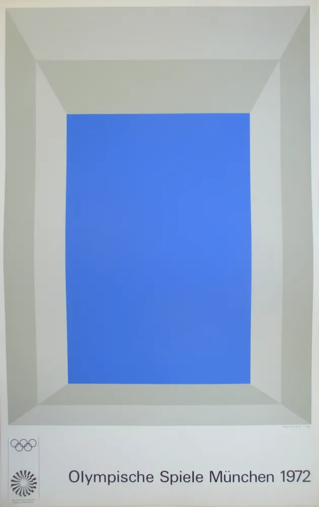 Zeefdruk Albers - OL 1972 - original colour silkscreen