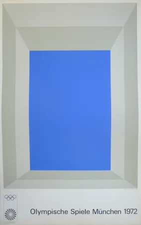 Zeefdruk Albers - OL 1972 - original colour silkscreen