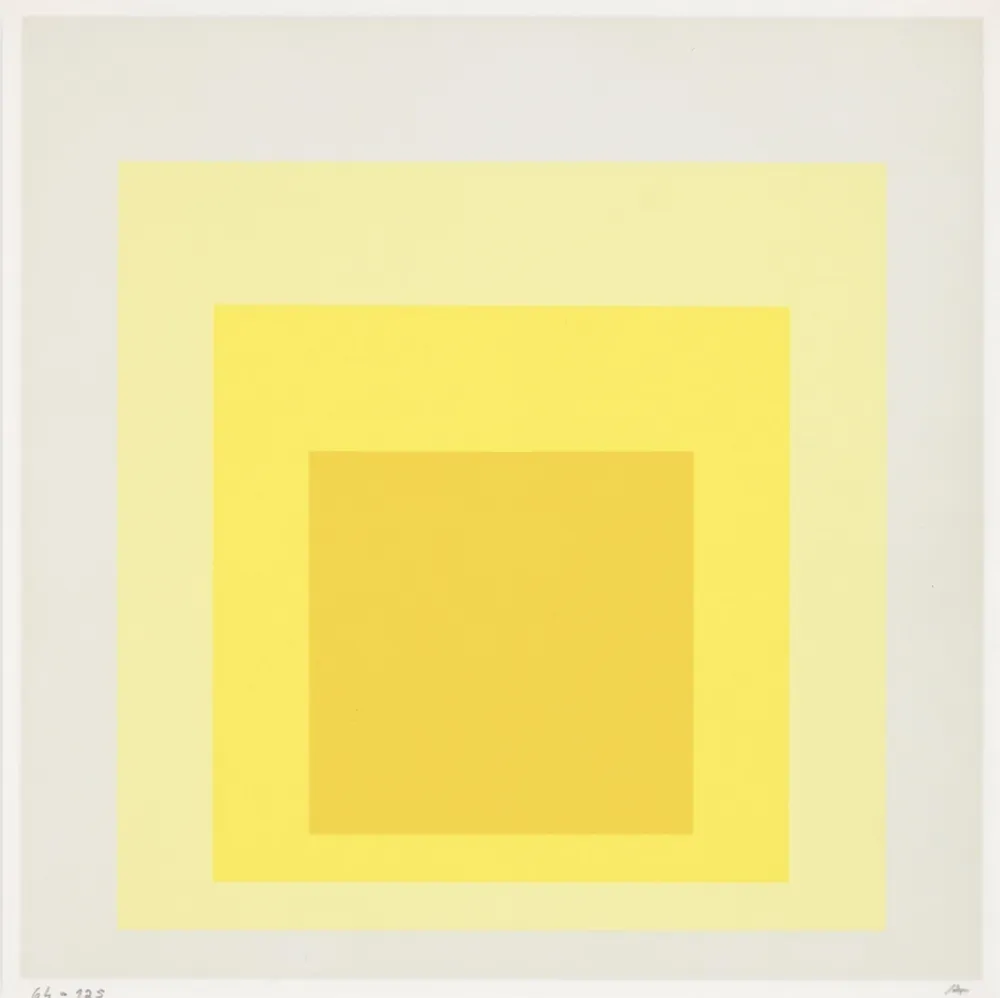 Zeefdruk Albers - Orange