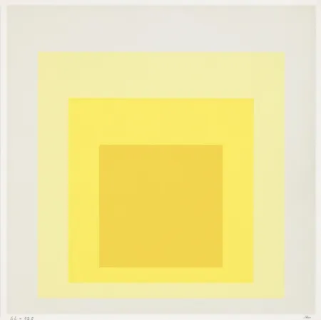 Zeefdruk Albers - Orange