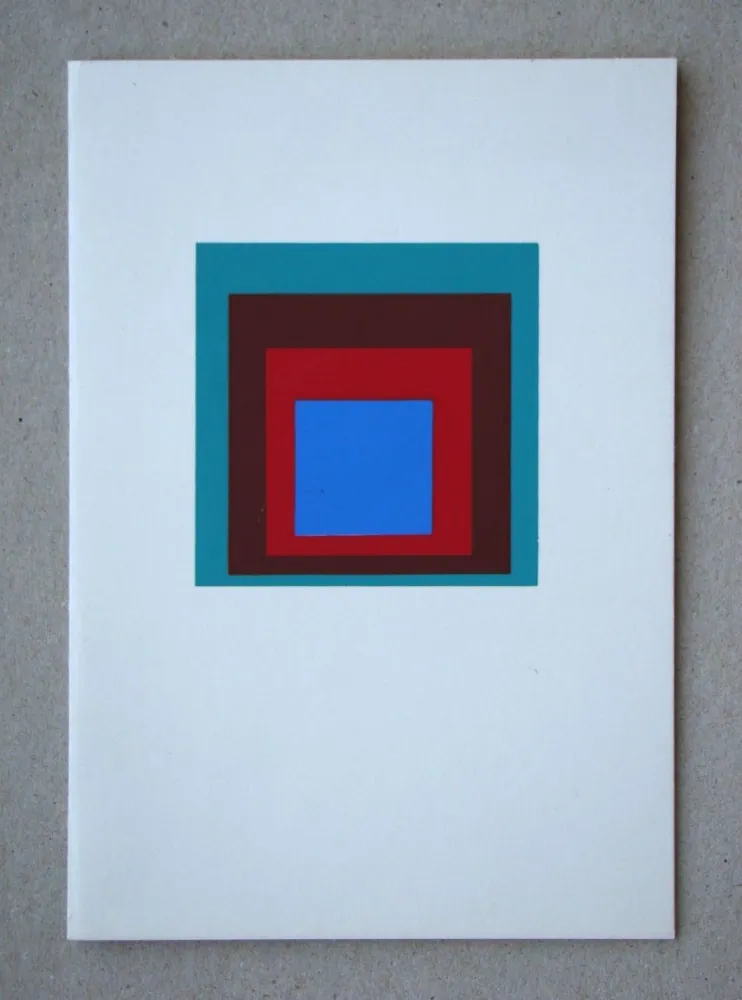 Zeefdruk Albers - Protected blue