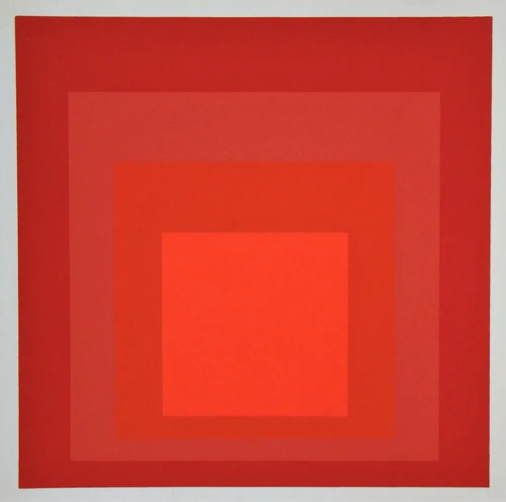 Zeefdruk Albers - R-III a-4, 1968