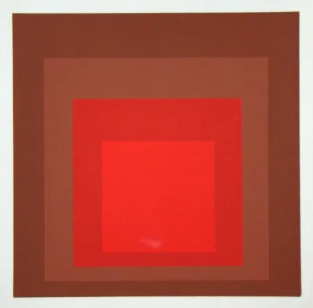 Zeefdruk Albers - R-III a-4, 1968