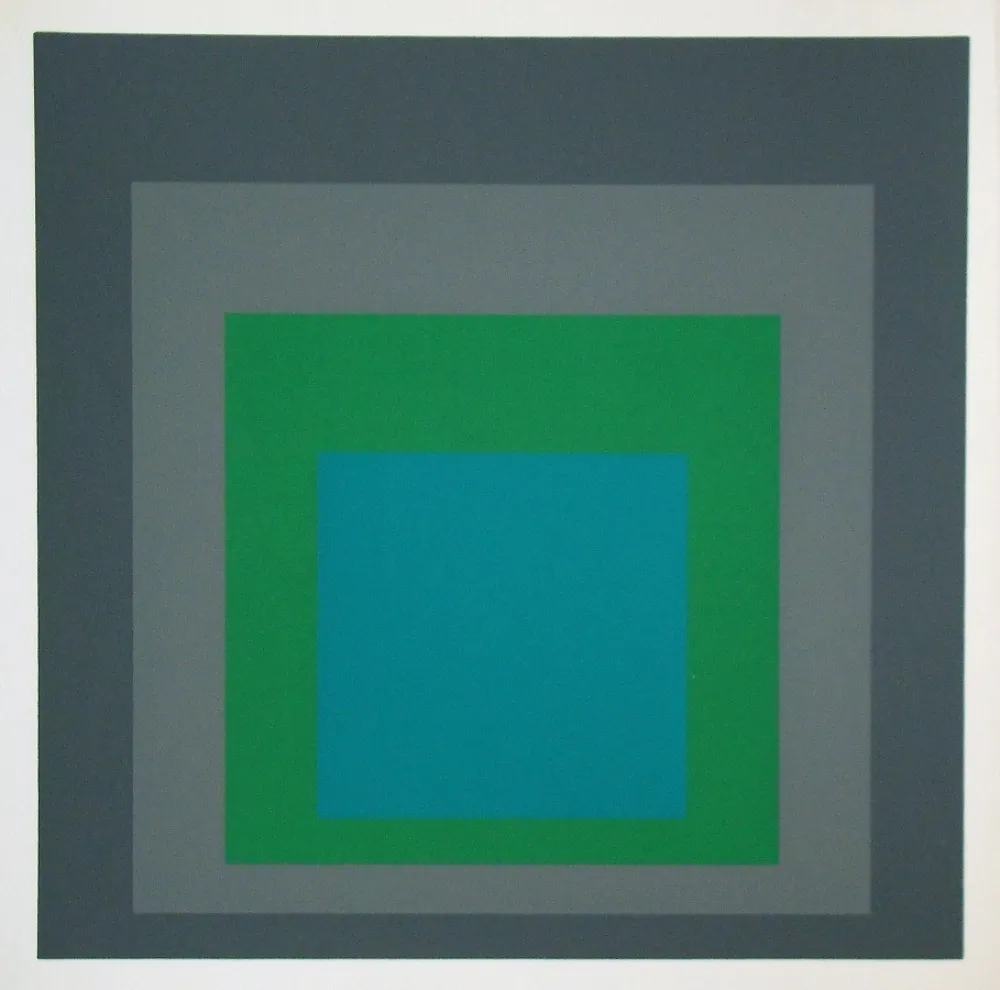 Zeefdruk Albers - Renewed Hope, 1962