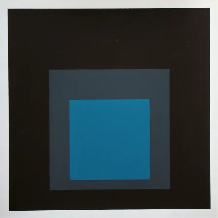 Zeefdruk Albers - Set Off, 1960