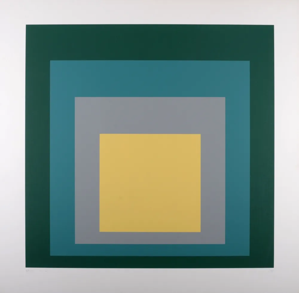 Zeefdruk Albers - SP - VI, 1967 - Hand-signed