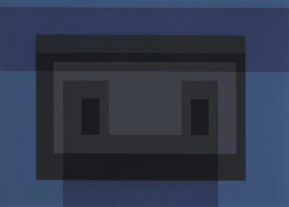 Zeefdruk Albers - Variant VII, from 10 variants