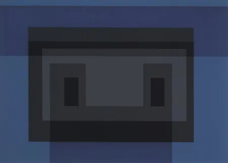 Zeefdruk Albers - Variant VII, from 10 variants