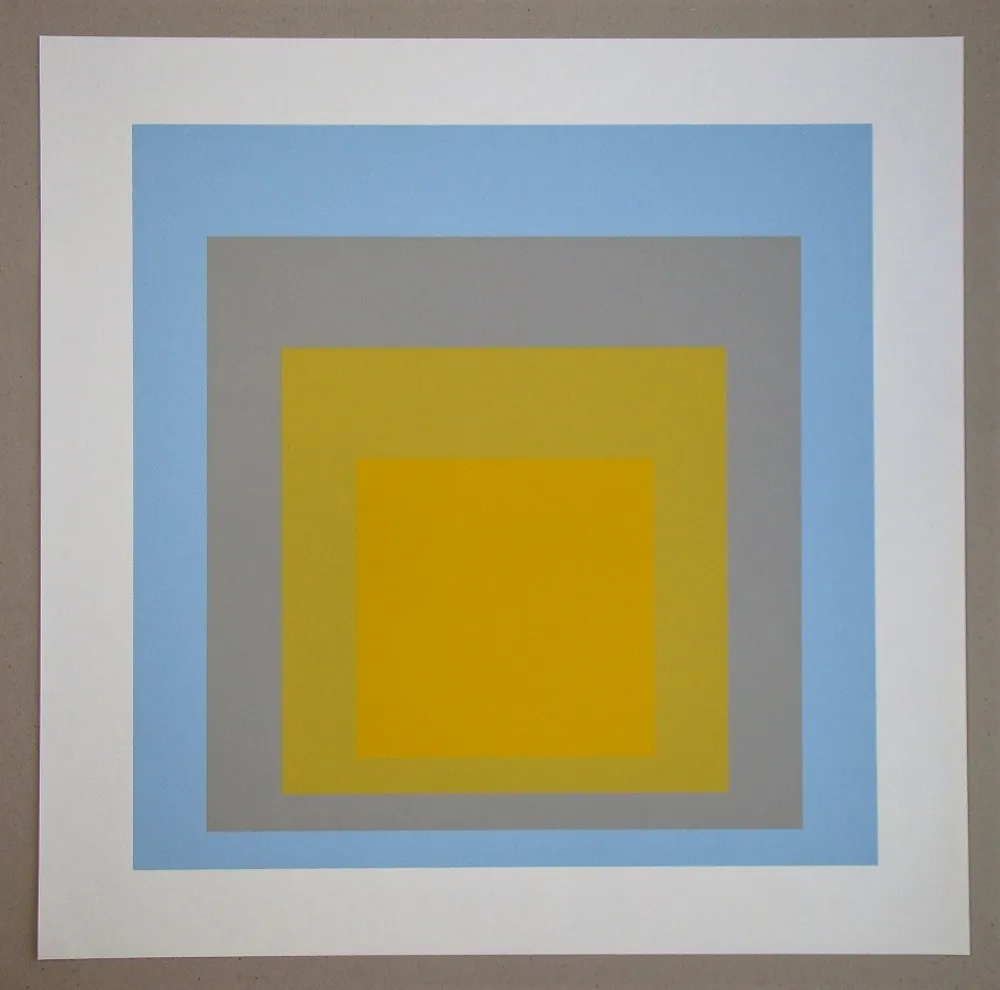 Zeefdruk Albers - Wide Light, 1962