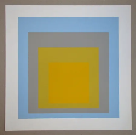 Zeefdruk Albers - Wide Light, 1962