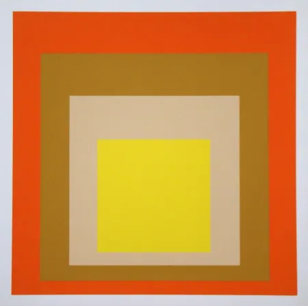 Zeefdruk Albers - Yes Sir, 1955