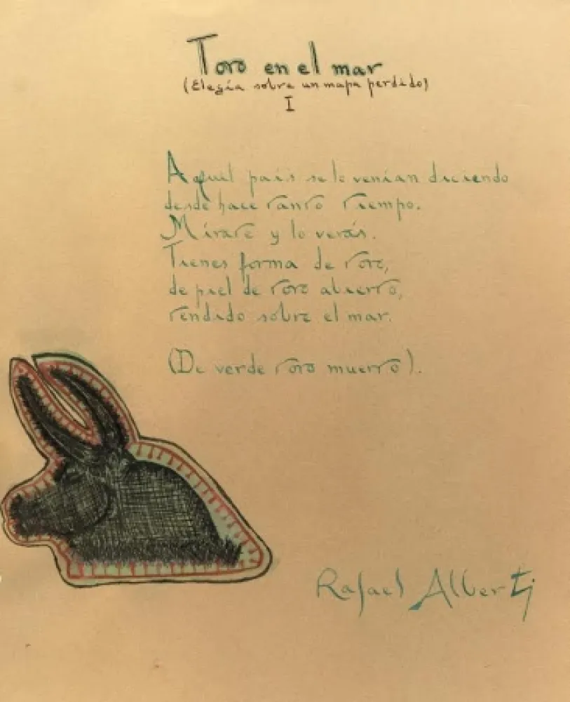 Geen Techniek Alberti - Toro en el mar (Elegía sobre un mapa perdido) I