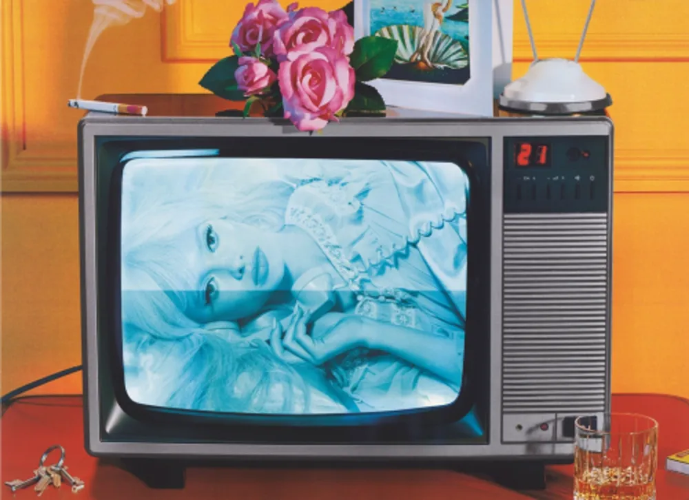 Zeefdruk Aldridge - Venus Etcetera (after Botticelli)