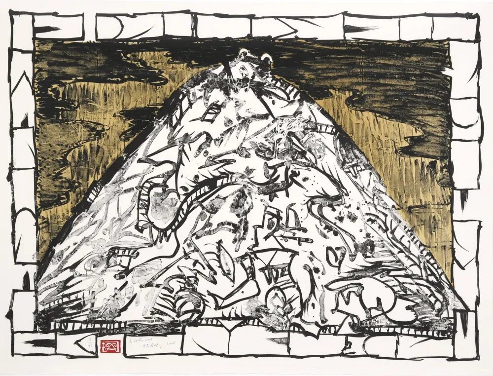 Lithografie Alechinsky - A contre nuit