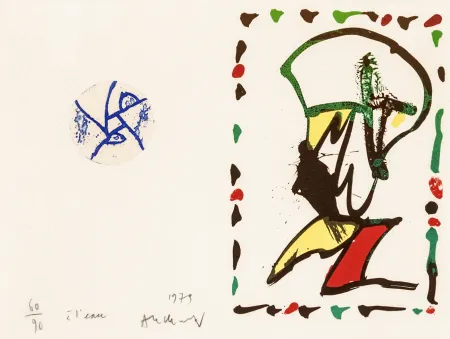 Lithografie Alechinsky - À l'eau