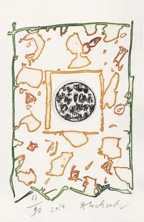 Lithografie Alechinsky - A l'heure qu'il est