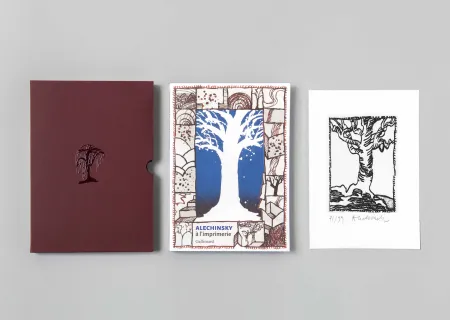 Gravure Alechinsky - A l'imprimerie 