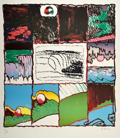 Lithografie Alechinsky - À l'imprimerie 