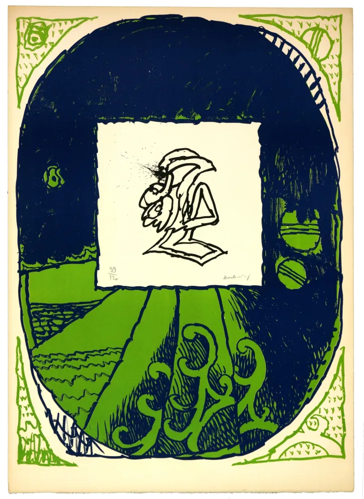 Lithografie Alechinsky - Aalborg