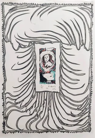 Lithografie Alechinsky - ABC de correspondance 04