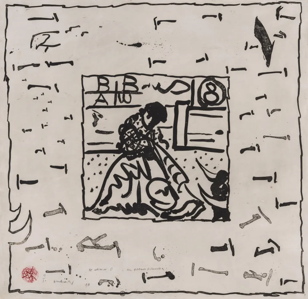 Ets En Aquatint Alechinsky - Al alimon II