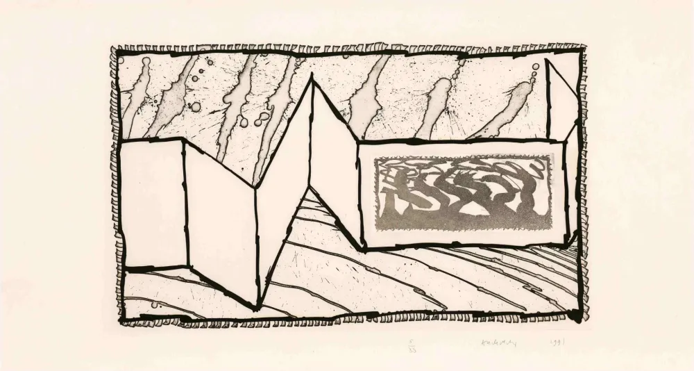Ets Alechinsky - Allusion aux excitants III 