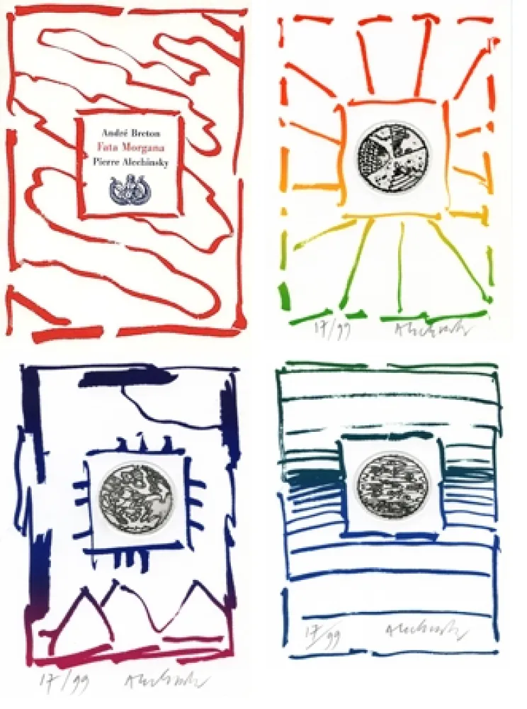 Gravure Alechinsky - André Breton/Pierre Alechinsky