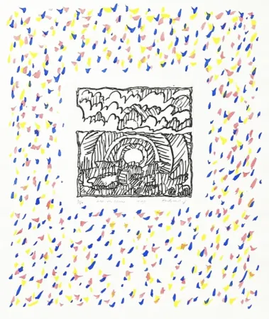 Gravure Alechinsky - Arc en terre
