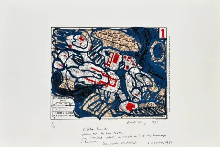 Lithografie Alechinsky - Arrondissement 1