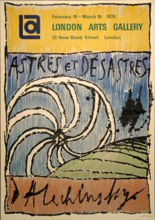 Lithografie Alechinsky - Astres et Désastres