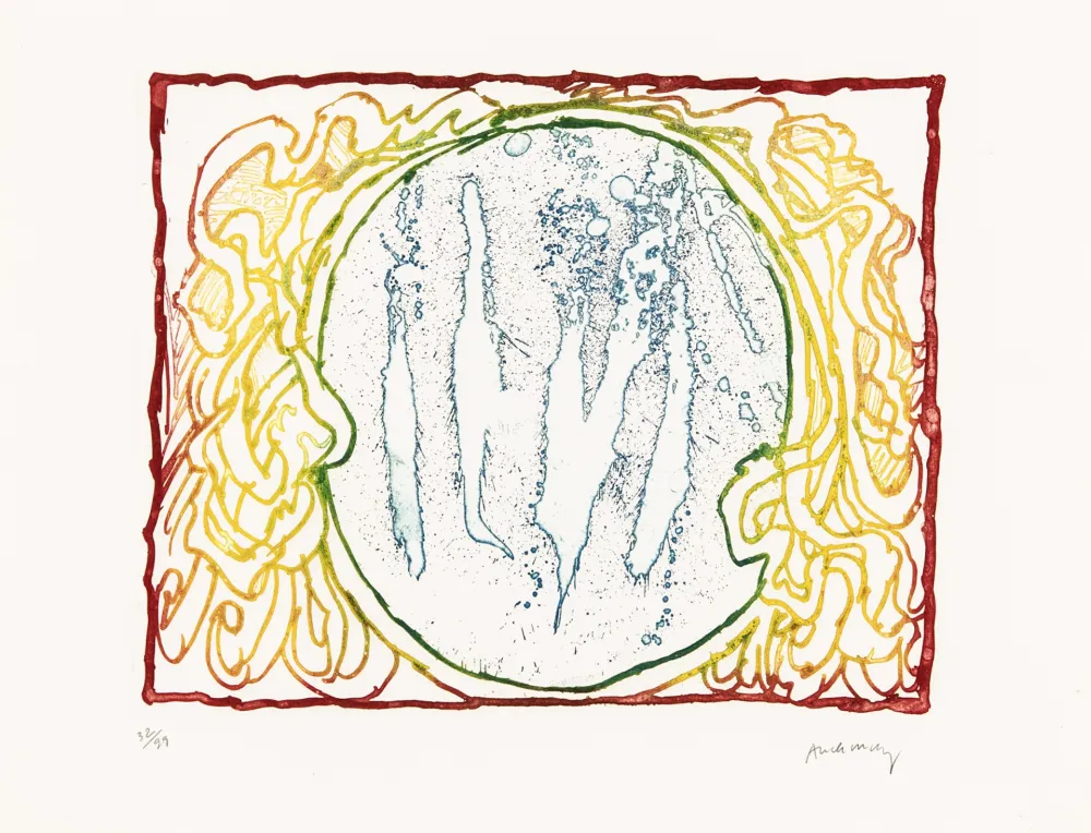 Ets Alechinsky - Astres et désastres IX