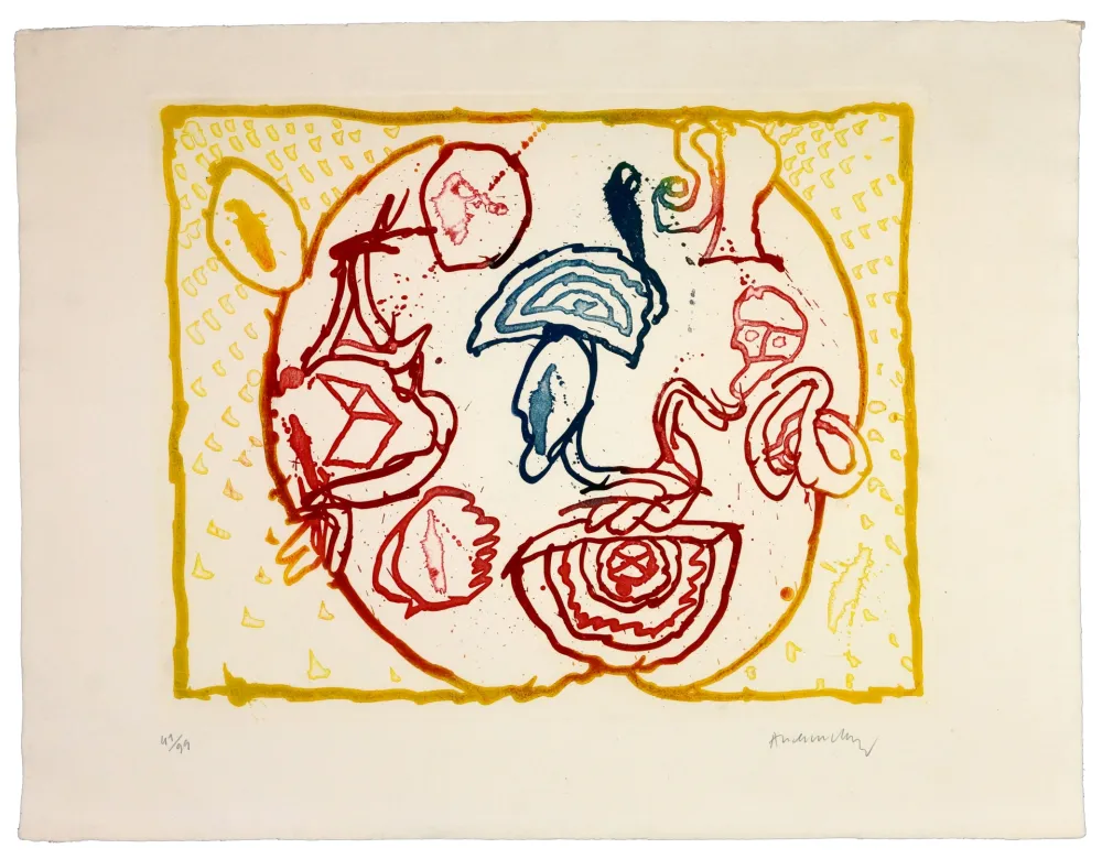 Ets Alechinsky - Astres et désastres VII